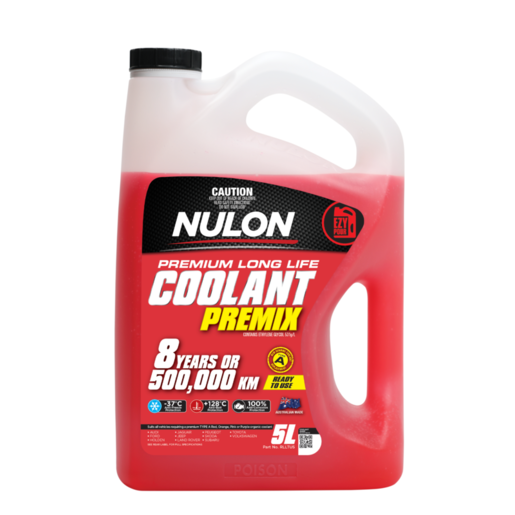 Nulon Red Premium Long Life Coolant Premix 5L - RLLTU5