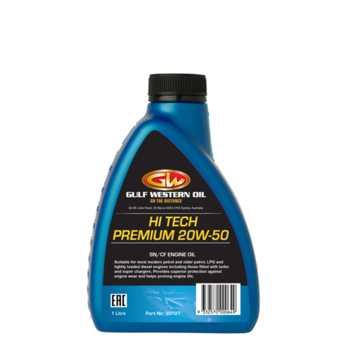 Gulf Western Engine Oil Hi Tech Premium 20W-50 1L - 30127