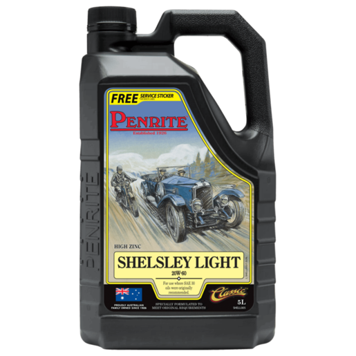 Penrite Shelsley Light 20W-60 Engine Oil 5L - SHELL005