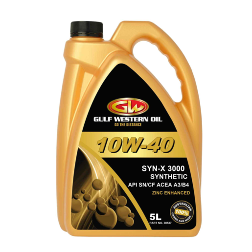 Gulf Western SYN-X 3000 10W-40 Engine Oil 5L - 30537