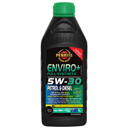 Penrite Enviro+ 5W-30 Full Synthetic Engine Oil 1L - EPLUS5W30001