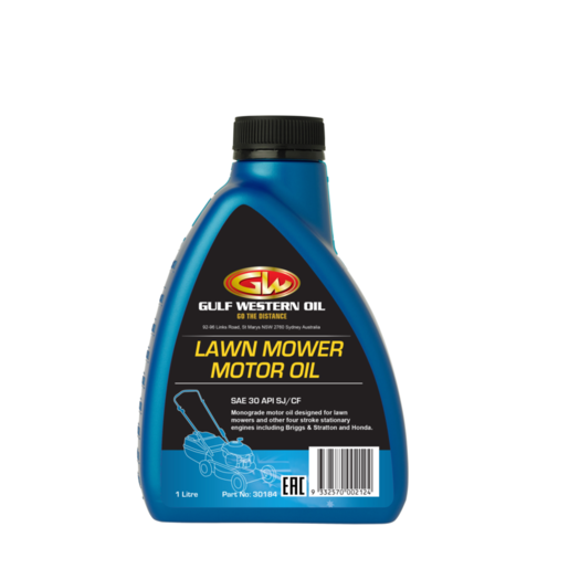 Gulf Western Lawn Mower Motor Oil  SAE 30 1L - 30184