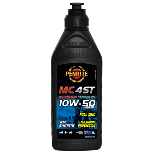 Penrite MC-4ST 10W-50 Semi Synthetic Engine Oil 1L - MC410W50001