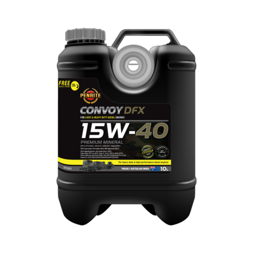 Penrite 15W-40 Convoy DFX Premium Mineral Engine Oil 10L - DFX010