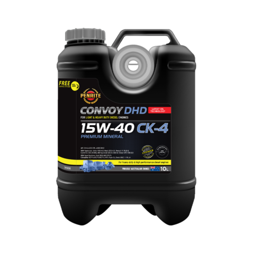 Penrite 15W-40 Convoy DHD Premium Mineral Engine Oil 10L - DHD010