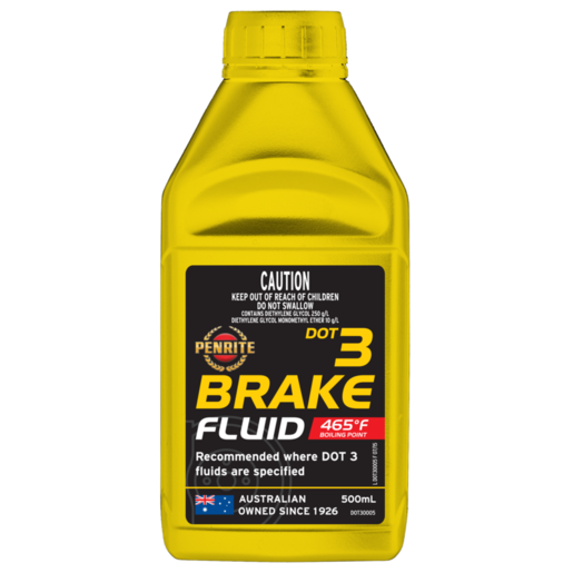 Penrite DOT 3 Brake Fluid 500ml - DOT30005