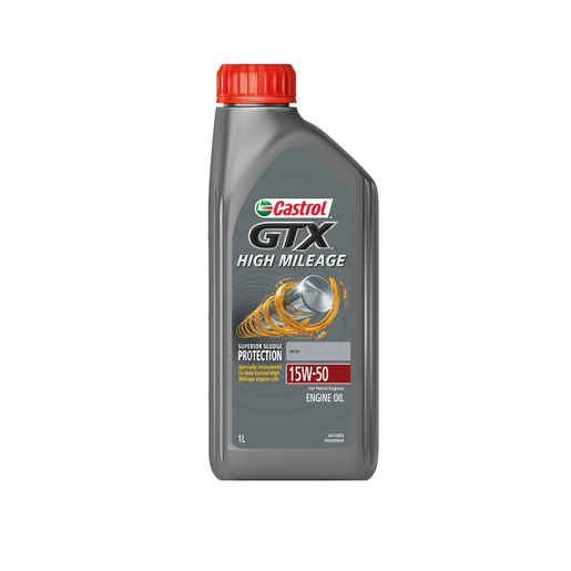 Castrol GTX 15W-50 High Mileage Premium Mineral Engine Oil - 3413803