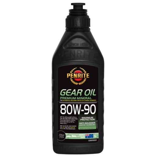 Penrite HD Gear Oil 80W-90 Differential Oil 1L - GO8090001