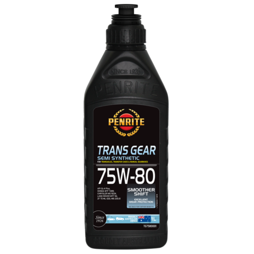 Penrite Trans Gear 75W-80 Semi Synthetic Gear Oil 1L - TG7580001