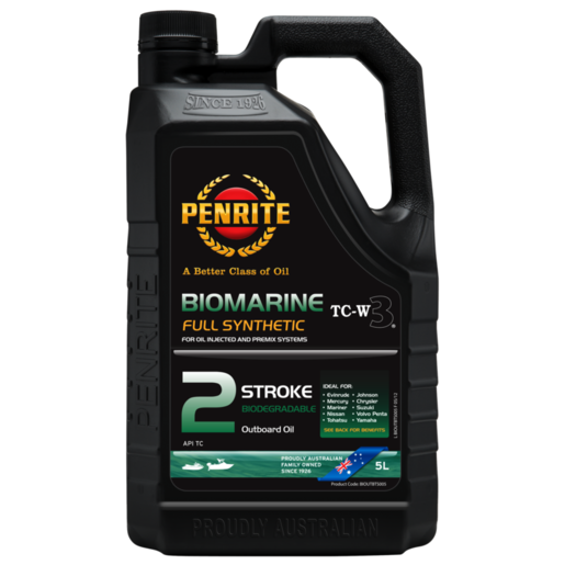Penrite Biomarine Outboard 2 Stroke Oil Full Synthethic 5L - BIOOUTBTS005