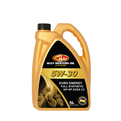 Gulf Western 5W-30 Euro Energy Full Synthetic Engine Oil 5L - 60502