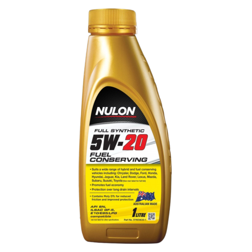 Nulon Full Synthetic 5W-20 Fuel Conserving Engine Oil 1L - SYN5W20-1