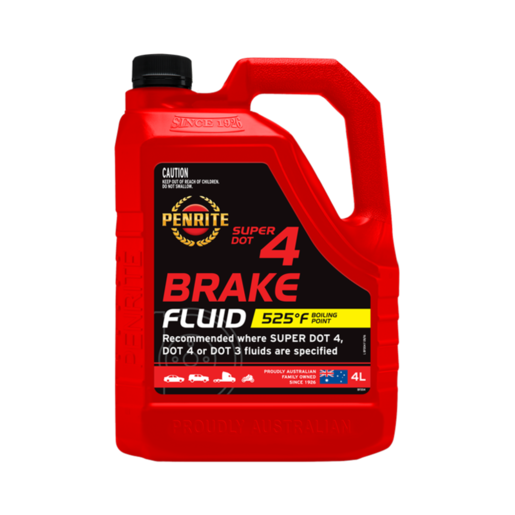 Penrite Super DOT 4 Brake Fluid 4L - BF004