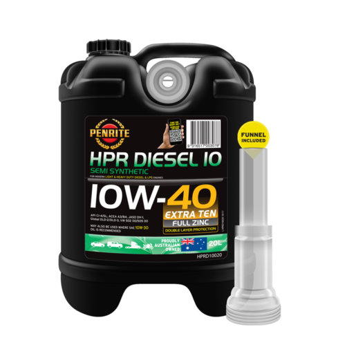 Penrite HPR Diesel 10 10W-40 Semi Synthetic Engine Oil 20L - HPRD10020