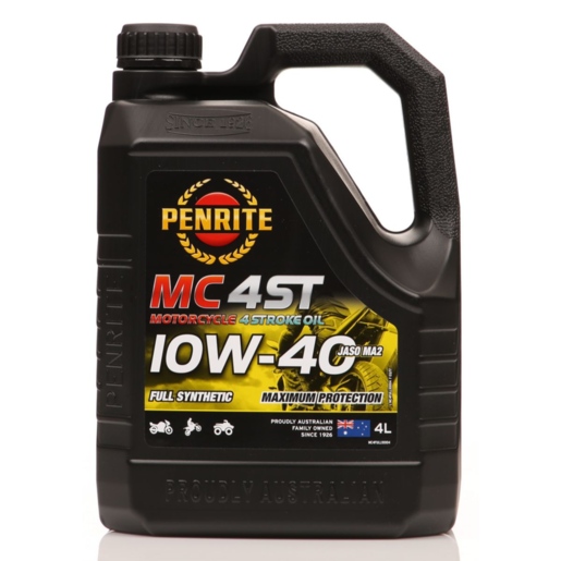 Penrite MC-4ST 4 Stroke 10W-40 Full Synthetic Engine Oil 4L - MC4FULL10004