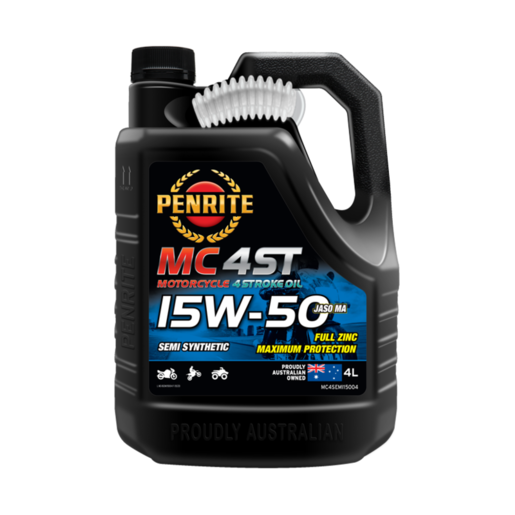 Penrite MC-4ST 15W-50 Semi Synthetic Engine Oil 4L - MC4SEMI15004