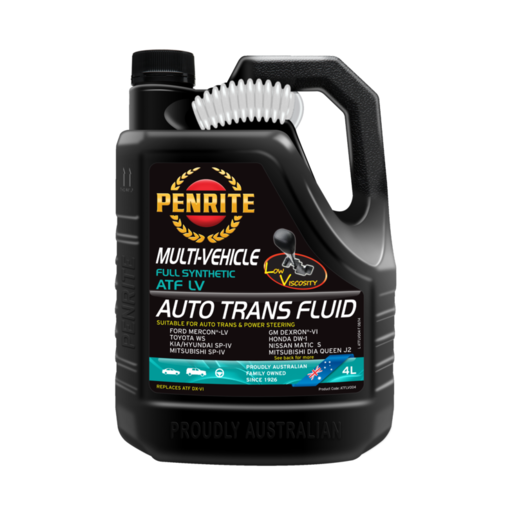 Penrite ATF LV Full Synthetic Auto Transmission Fluid 4L - ATFLV004