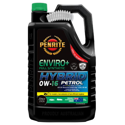 Penrite Enviro+ Hybrid 0W-16 Full Synthetic Engine Oil 5L - EPLUSHYB0W16005