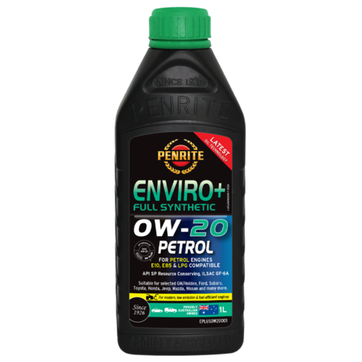 Penrite Enviro+ 0W-20 Full Synthetic Engine Oil 1L - EPLUS0W20001