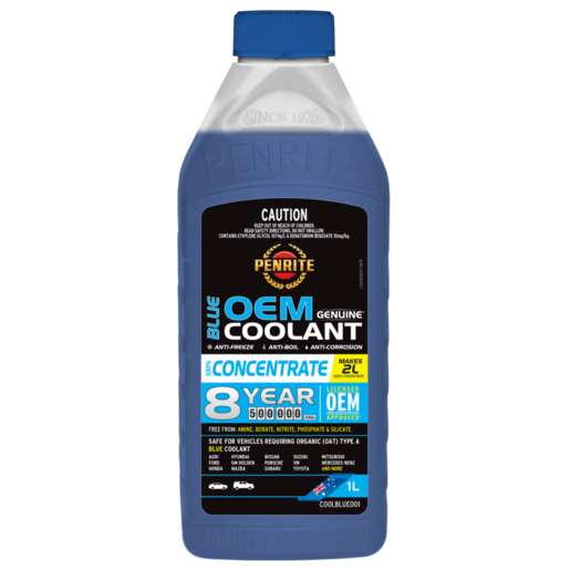 Penrite Blue OEM Coolant Concentrate Anti-Freeze Fluid 1L - COOLBLUE001