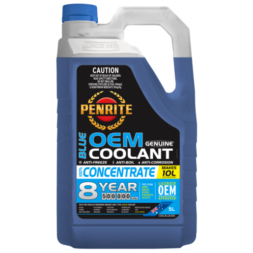 Penrite Blue OEM Genuine Coolant Concentrate 5L - COOLBLUE005