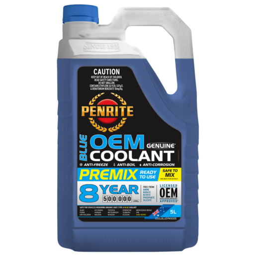 Penrite Blue OEM Coolant Premix 5L - COOLBLUEPMX005