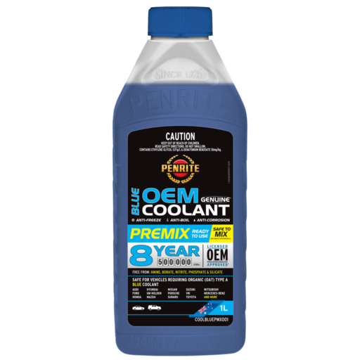 Penrite Blue OEM Coolant Premix 1L - COOLBLUEPMX001