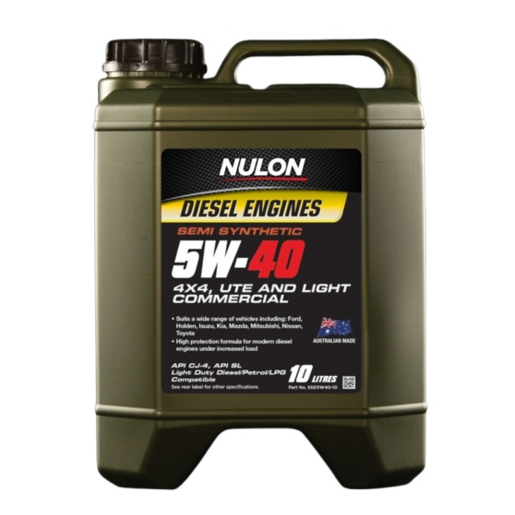 Nulon 5W-40 Semi Synthetic Diesel Engine Oil 10L - SSD5W40-10