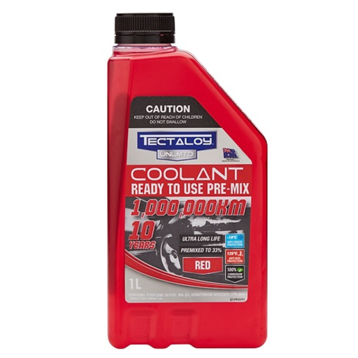 Tectaloy UNLMTD Ready to Use Pre-Mix Coolant 1L - TUPR1L