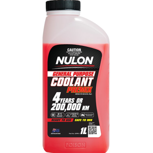 Nulon Red General Purpose Coolant Premix 1L - GPPR-1