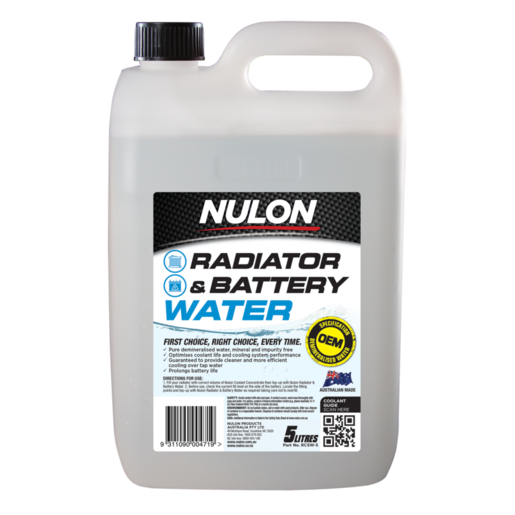 Nulon Radiator and Battery Water 5L - RCSW-5