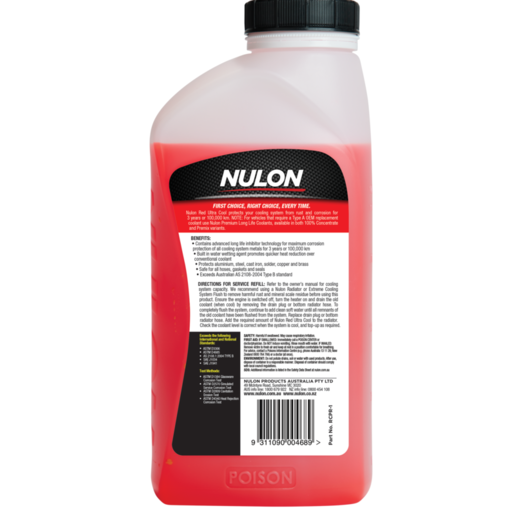 Nulon Red Ultra Cool Radiator Corrosion Protector 1L - RCPR-1
