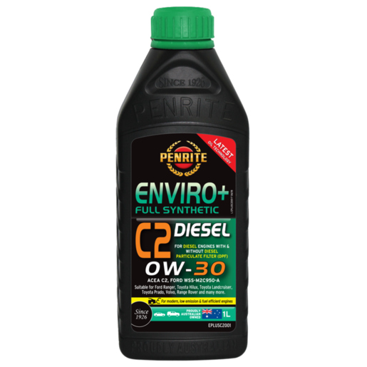 Penrite Enviro+ C2 0W-30 Full Synthetic Engine Oil 1L - EPLUSC2001