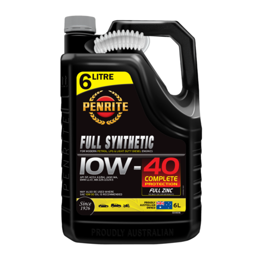 Penrite Everyday 10W-40 Full Synthetic Engine Oil 6L - EDS10006