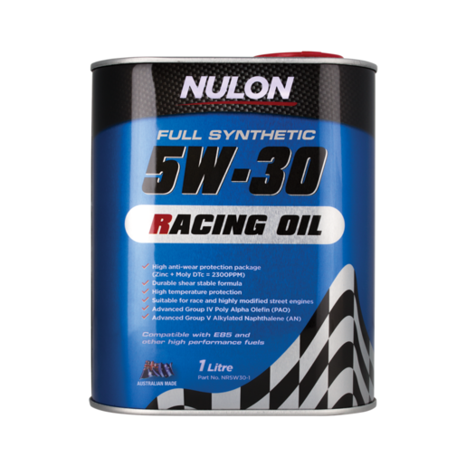 Nulon Full Synthetic 5W-30 Racing Oil 1L - NR5W30-1