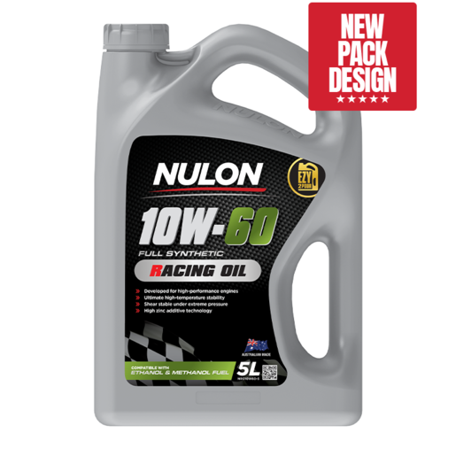 Nulon Full Synthetic 10W-60 Racing Oil 5L - NR10W60-5