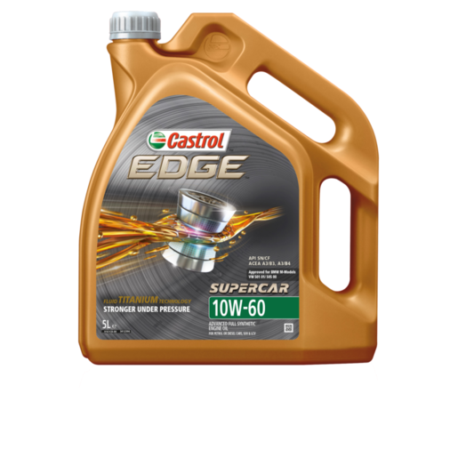 Castrol Edge 10W-60 Full Synthetic Supercar Engine Oil 5L- 3412396