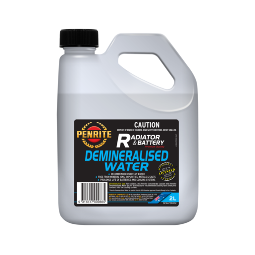 Penrite Radiator & Battery Demineralised Water 2L - DEWATER002