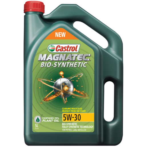 Castrol Magnatec Bio-Synthetic 5W-30 Engine Oil 5L - 3410798