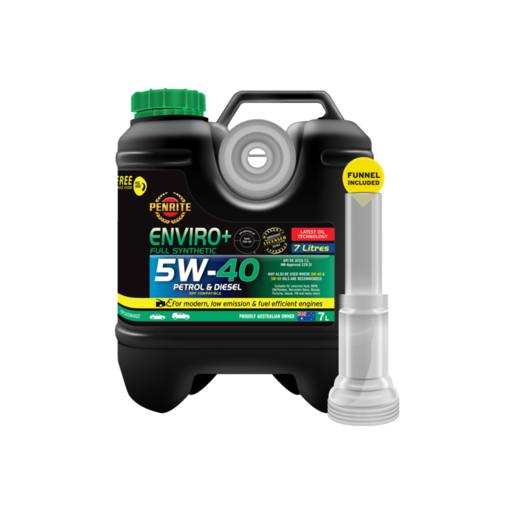 Penrite Enviro+ 5W-40 Full Synthetic Engine Oil 7L - EPLUS5W40007