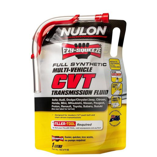 Nulon Full Synthetic Multi-Vehicle CVT Transmission Fluid 1L - NCVT-1E