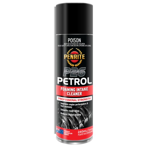 Penrite P26 Petrol Foaming Intake Cleaner 240ml - P26PETAIC000240