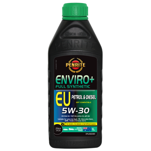 Penrite Enviro+ EU 5W-30 Full Synthetic Engine Oil 1L - EPLUSEU001