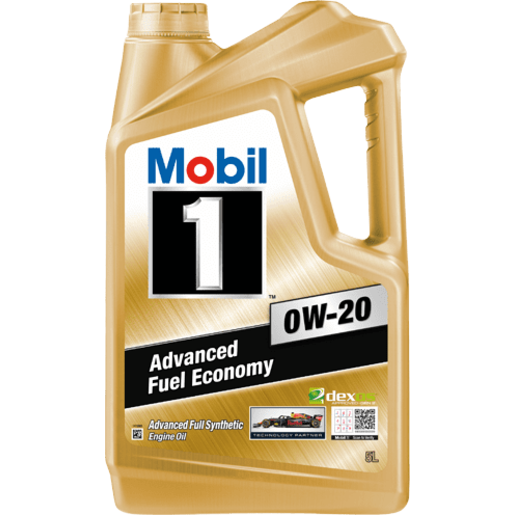 Mobil 1 0W-20 Full Synthetic Engine Oil 5L-141669