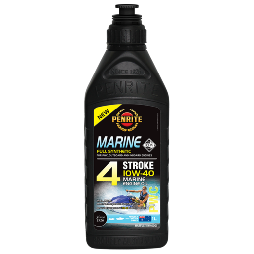 Penrite Marine 4 Stroke 10W-40 Full Synthetic Engine Oil 1L - MARFULL10W40001