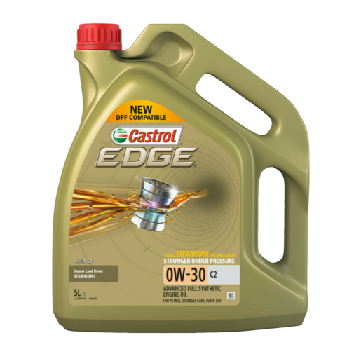 Castrol EDGE 0W-30 C2 Full Synthetic Engine Oil 5L - 3420665