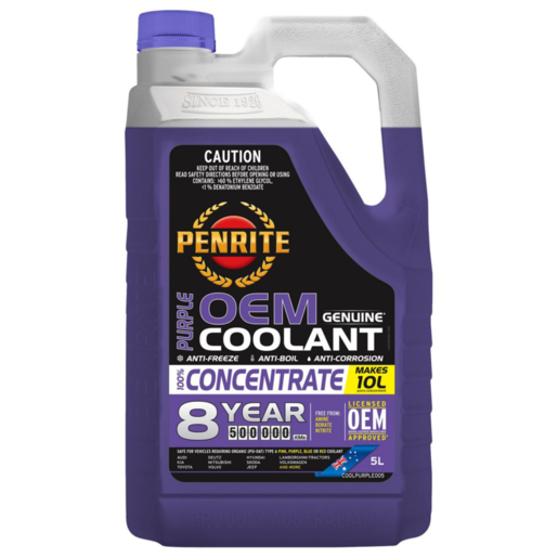 Penrite Purple OEM Coolant Concentrate 5L - COOLPURPLE005