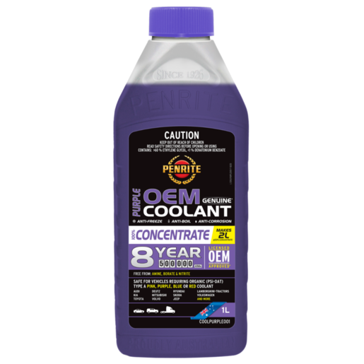 Penrite Purple OEM Coolant Concentrate 1L - COOLPURPLE001