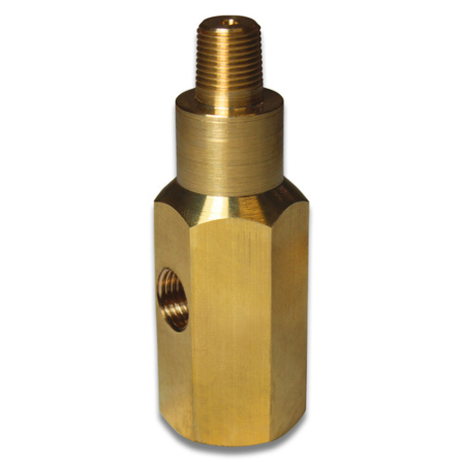 SAAS Gauge T-Piece Brass Adaptor Brass 1/8 BSP Sender - SGA-230036