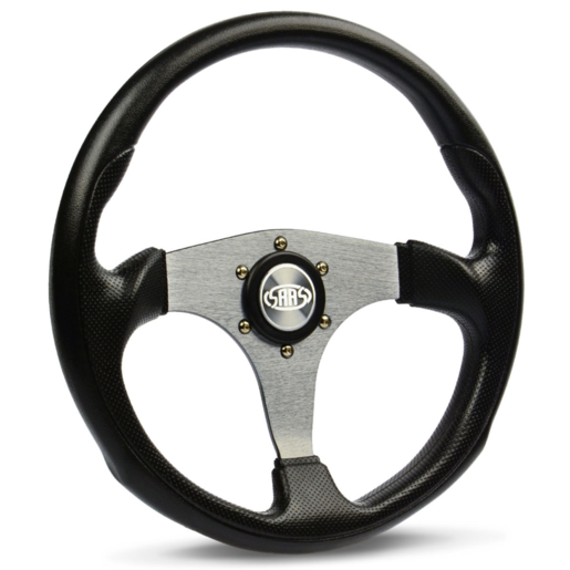SAAS Steering Wheel Poly 14" ADR Octane Titanium Spoke - SW515T-R
